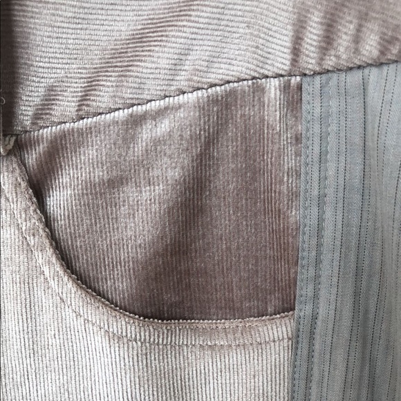 Maria Garcia Women’s Pants Corduroy Metallic Skinny Striped Sides Soft Cotton 6 - Picture 2 of 6